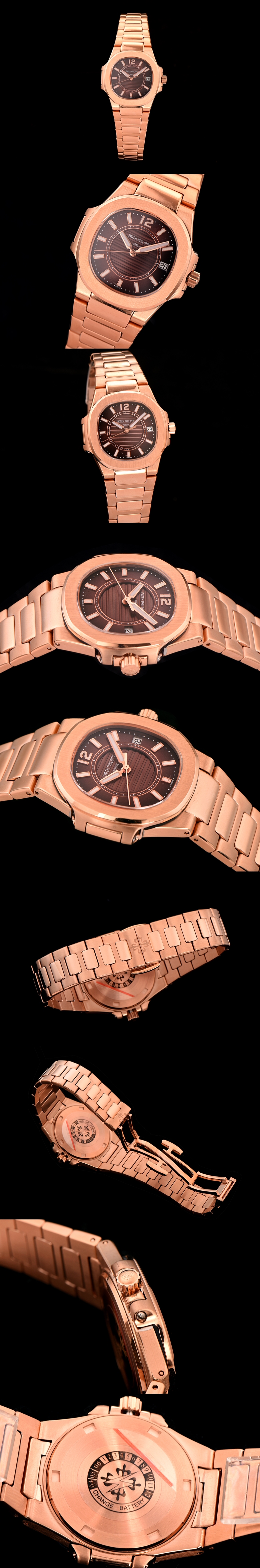 파텍필립 여성용 노틸러스-24 쿼츠 32mm 7011 1R-010